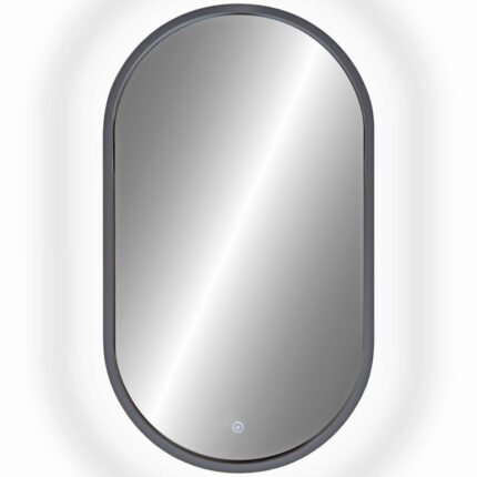 Continent Зеркало с подсветкой Prime Gray 450x800 ореольная подсветка